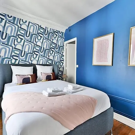 Apartment Paisible Centre De - Bleu - Ii Paris
